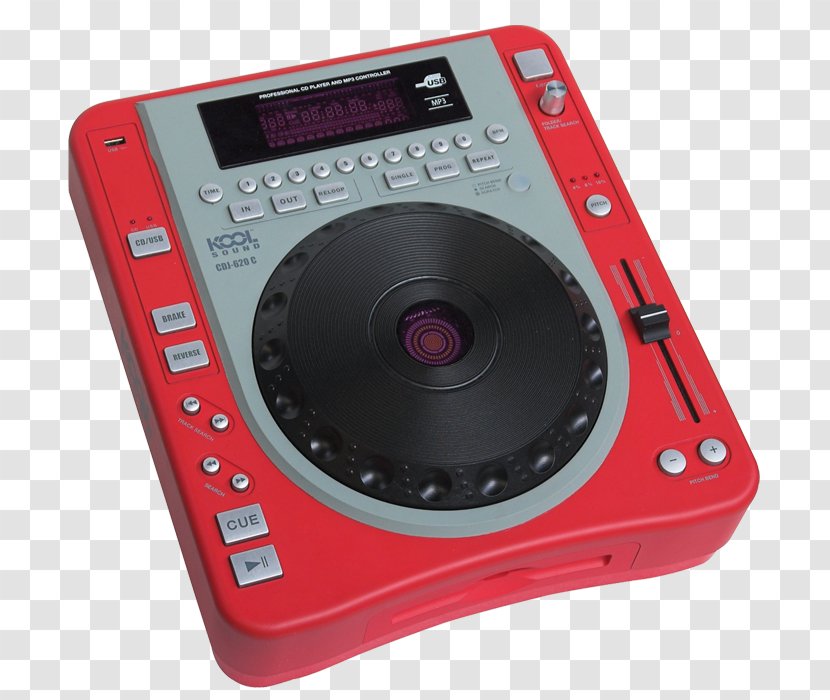 CDJ Platine CD Disc Jockey DJ Controller Compact - Technology - Sono Transparent PNG