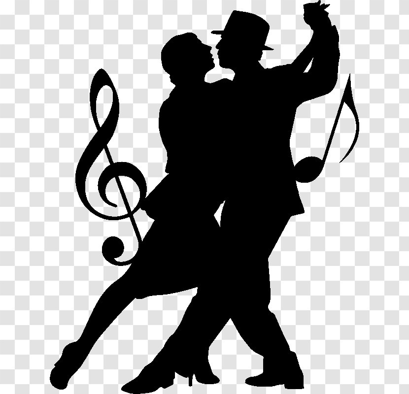 Ballroom Dance Swing Silhouette Drawing Transparent PNG