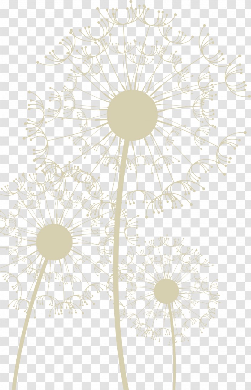 Floral Design Petal Pattern - Yellow - Coffee Dandelion Transparent PNG