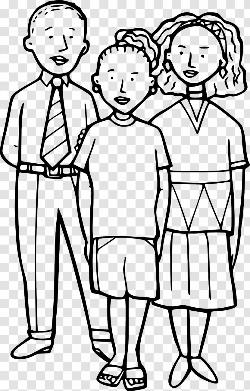 White People Black Clip Art - Tree - Familys Clipart Transparent PNG