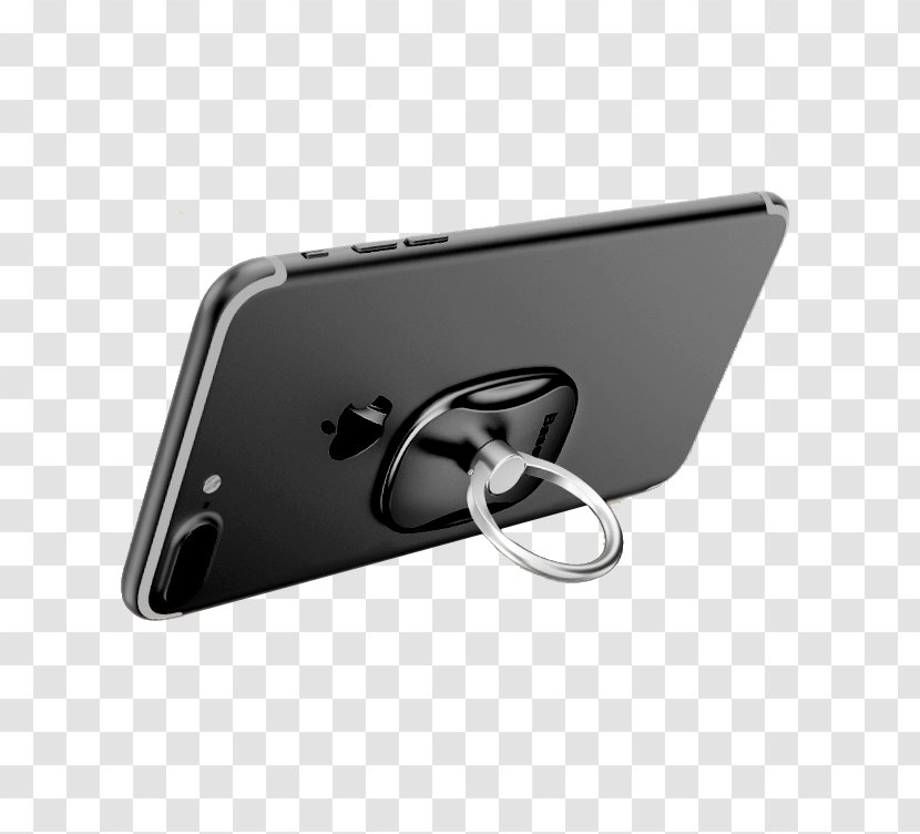 IPhone 6s Plus 5s 7 X - Iphone - Cool Black Ring Brackets Transparent PNG