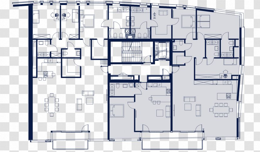 Floor Plan Architecture Engineering - Design Transparent PNG
