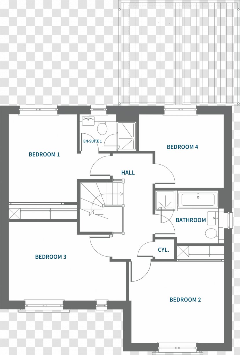 Healds Drive Floor Plan House Single-family Detached Home Open - Garage Transparent PNG