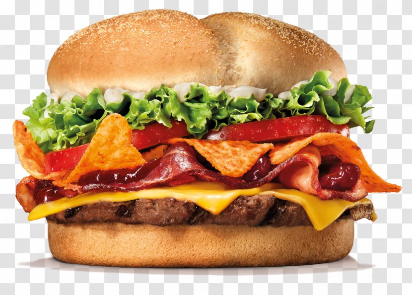 Cheeseburger Whopper Hamburger Bacon Patty - Burger King Transparent PNG