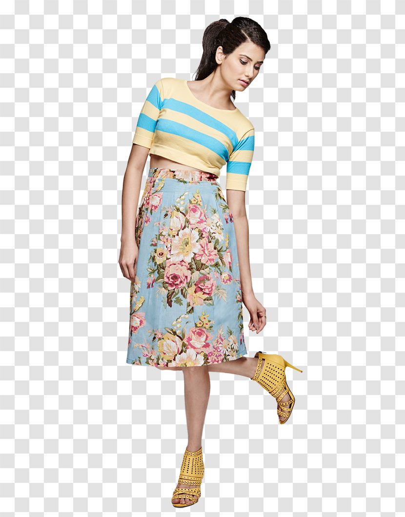 Shoulder Dress Costume Bollywood Fashion - Silhouette - Flowers Skirt Transparent PNG