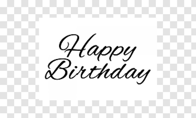 Greeting & Note Cards Birthday Cake Wish Happy To You - Black Transparent PNG