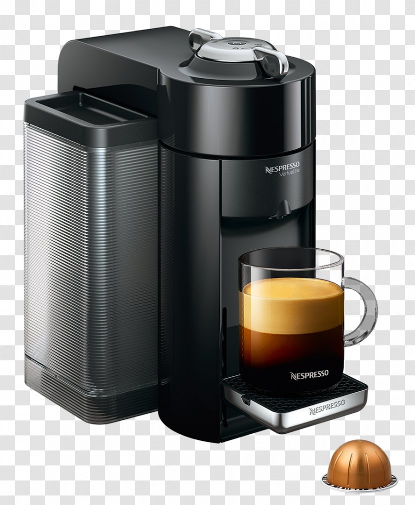 De'Longhi Nespresso VertuoLine Evolvuo Coffee Lungo - Espresso Machine Transparent PNG