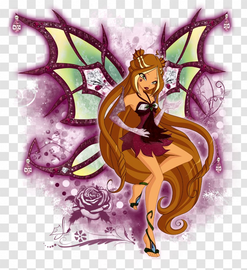 Flora Bloom Tecna Roxy Stella - Heart Transparent PNG