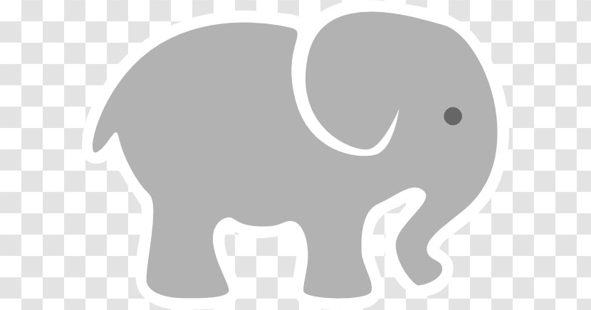 Silhouette Elephant Clip Art - Royaltyfree - Gold Transparent PNG
