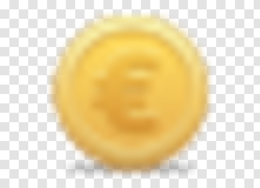 Close-up - Yellow - 2 Euro Coin Transparent PNG