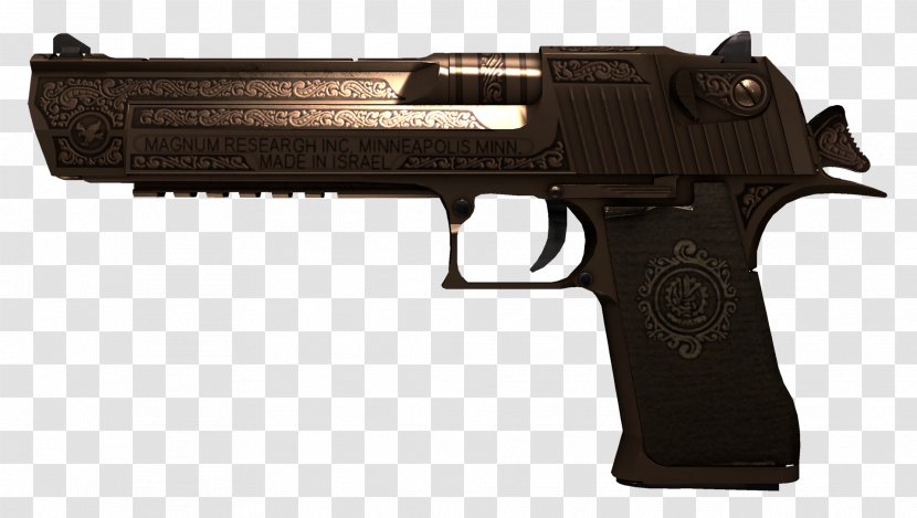 Counter-Strike: Global Offensive IMI Desert Eagle Firearm .50 Action Express Weapon - Tokyo Marui Transparent PNG