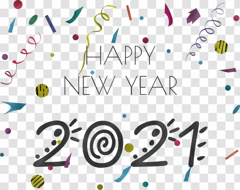 2021 Happy New Year 2021 New Year Transparent PNG