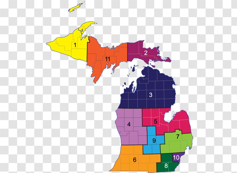 Michigan Territory Map Plat - Depositphotos Transparent PNG