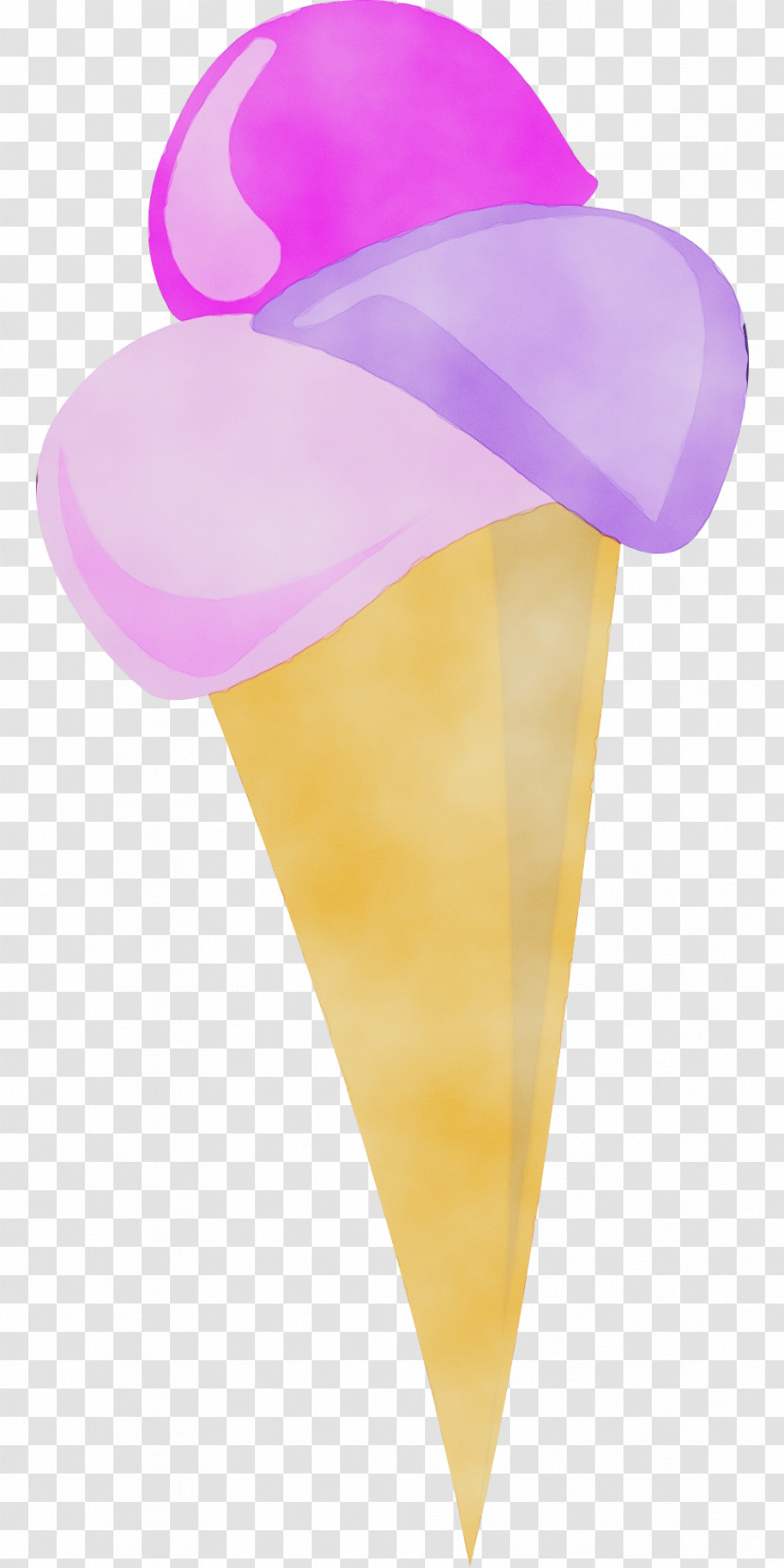 Ice Cream Cone Pink M Cone Transparent PNG