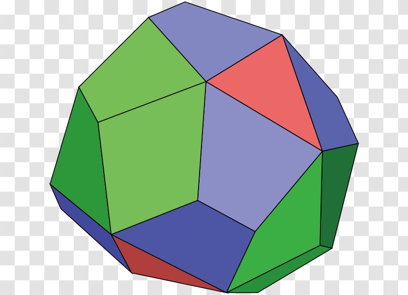 Tetrated Dodecahedron Near-miss Johnson Solid Geometry - Triangle Transparent PNG