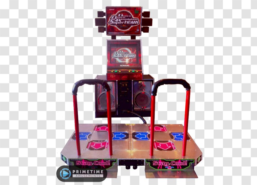Dance Revolution SuperNova X Extreme USA Arcade Game - Pinball - Machine Transparent PNG