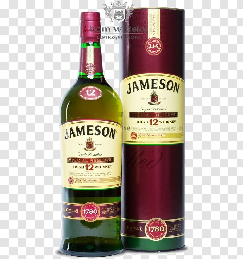Liqueur Jameson Irish Whiskey Blended - Wine Transparent PNG