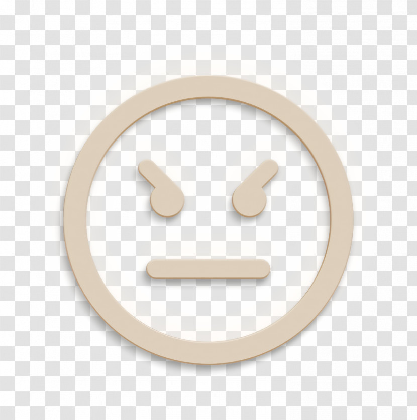 Angry Emoticon Square Face Icon Emotions Rounded Icon Anger Icon Transparent PNG