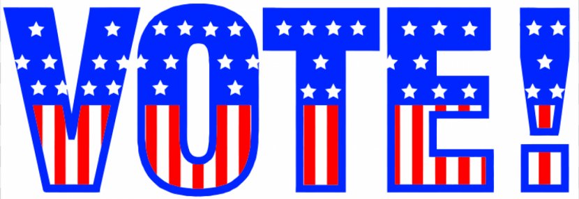 Voting Free Content Voter Registration Election Clip Art - Electric Blue - American Flag Vector Transparent PNG