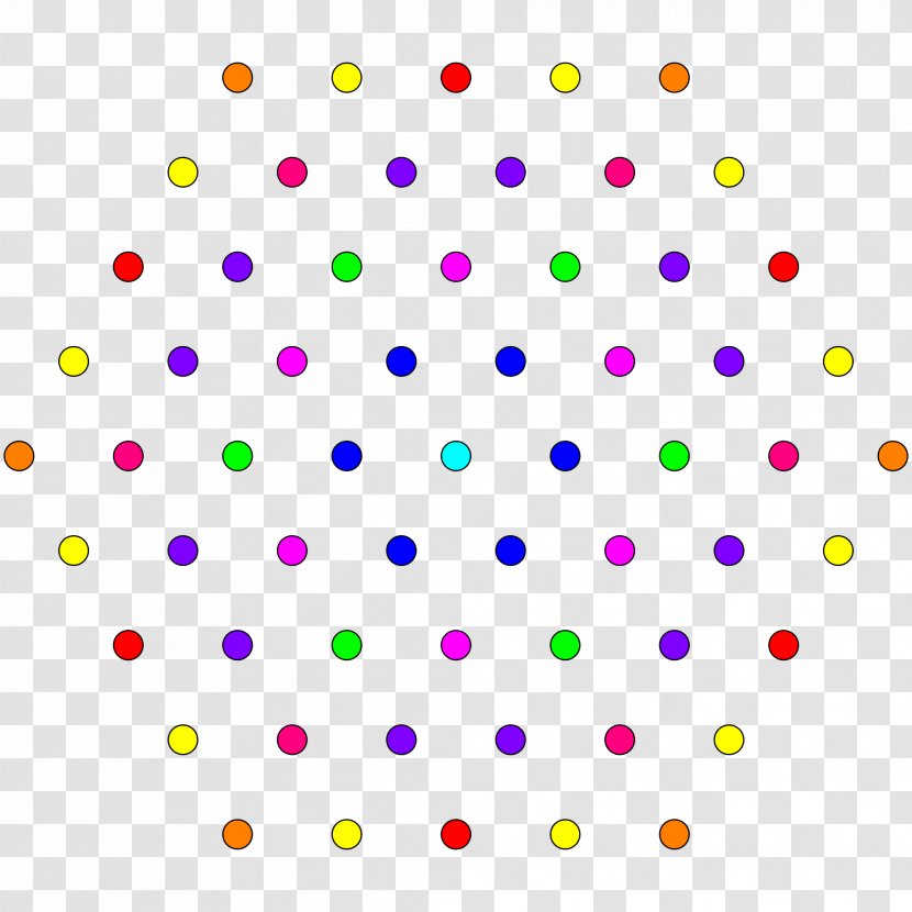 4 21 Polytope Uniform 8-polytope E8 Geometry - Rectangle - Yellow Polka Dot Heart Transparent PNG