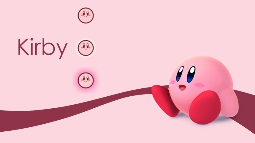 Kirby & The Amazing Mirror Mass Attack Air Ride Desktop Wallpaper - Silhouette Transparent PNG