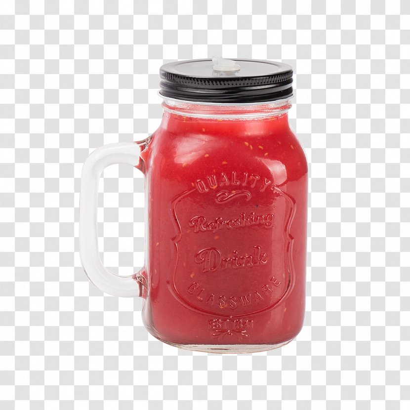 Mason Jar Milkshake Smoothie Lid - Water Bottle Transparent PNG