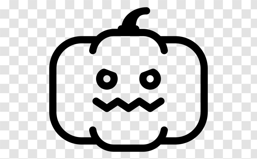 Computer Icons Jack-o'-lantern Clip Art - Monochrome Photography - Emoticon Transparent PNG