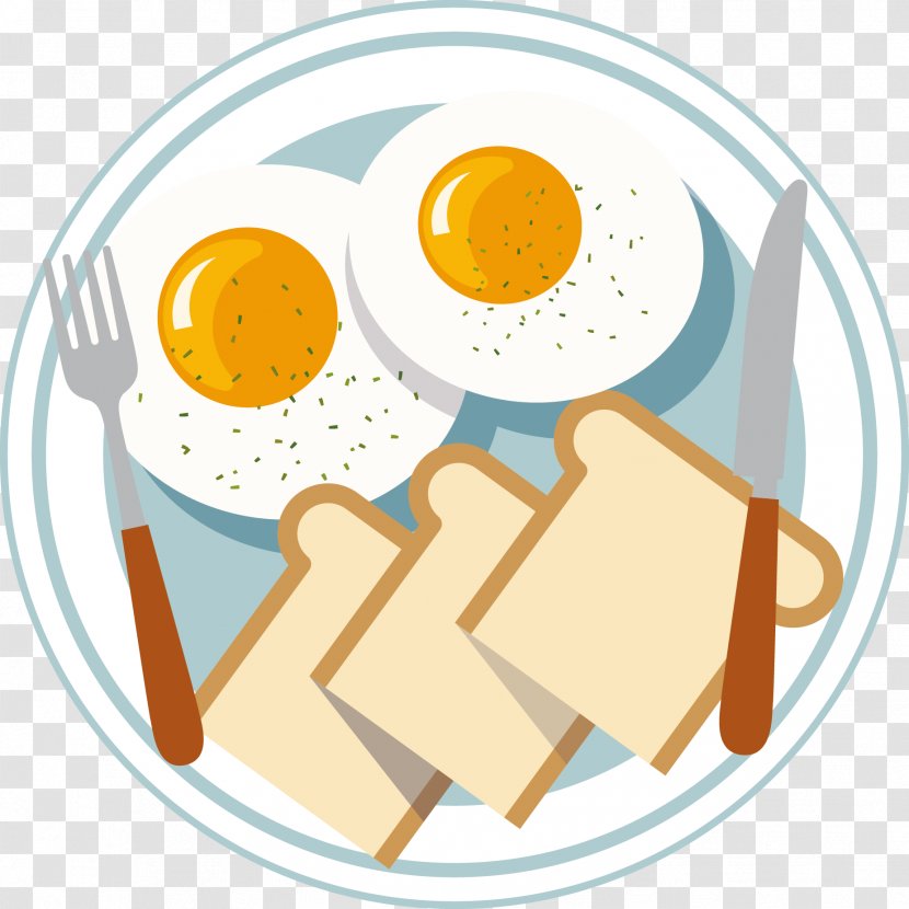 Breakfast Cereal Pancake Omelette - Tableware - Vector Transparent PNG
