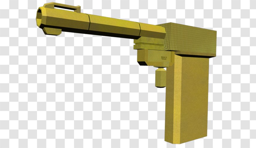 Ammunition Firearm Gun James Bond Cylinder - Gold Transparent PNG