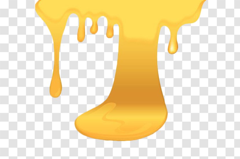 Yellow Shoe Font - Vector Honey Transparent PNG