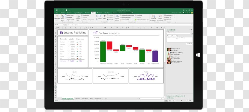 Microsoft Office 365 Excel Word Spreadsheet - Multimedia - Software Set Transparent PNG
