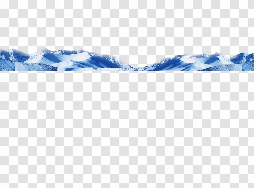 Blue Angle Pattern - Iceberg Transparent PNG