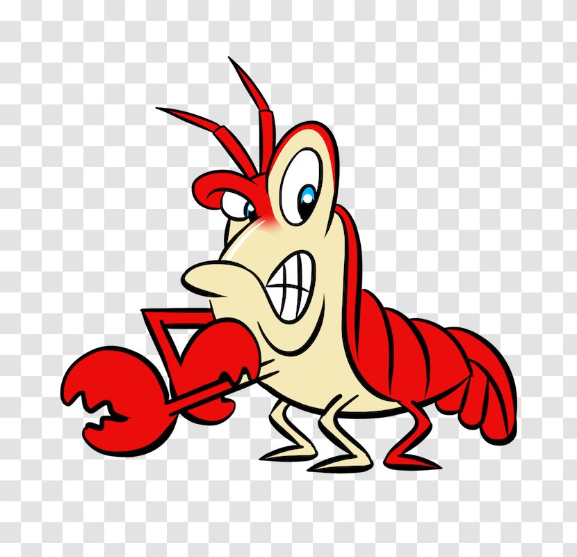 Lobster Palinurus Cartoon Clip Art - Funny Pictures Transparent PNG