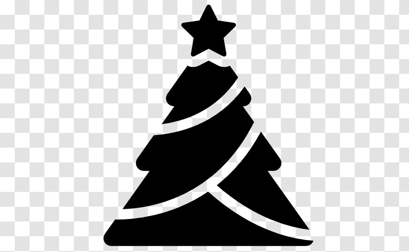 Christmas Tree Ornament Clip Art - Silhouette Transparent PNG