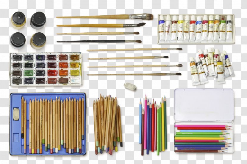 Colored Pencil Painting Case - Pencils Transparent PNG