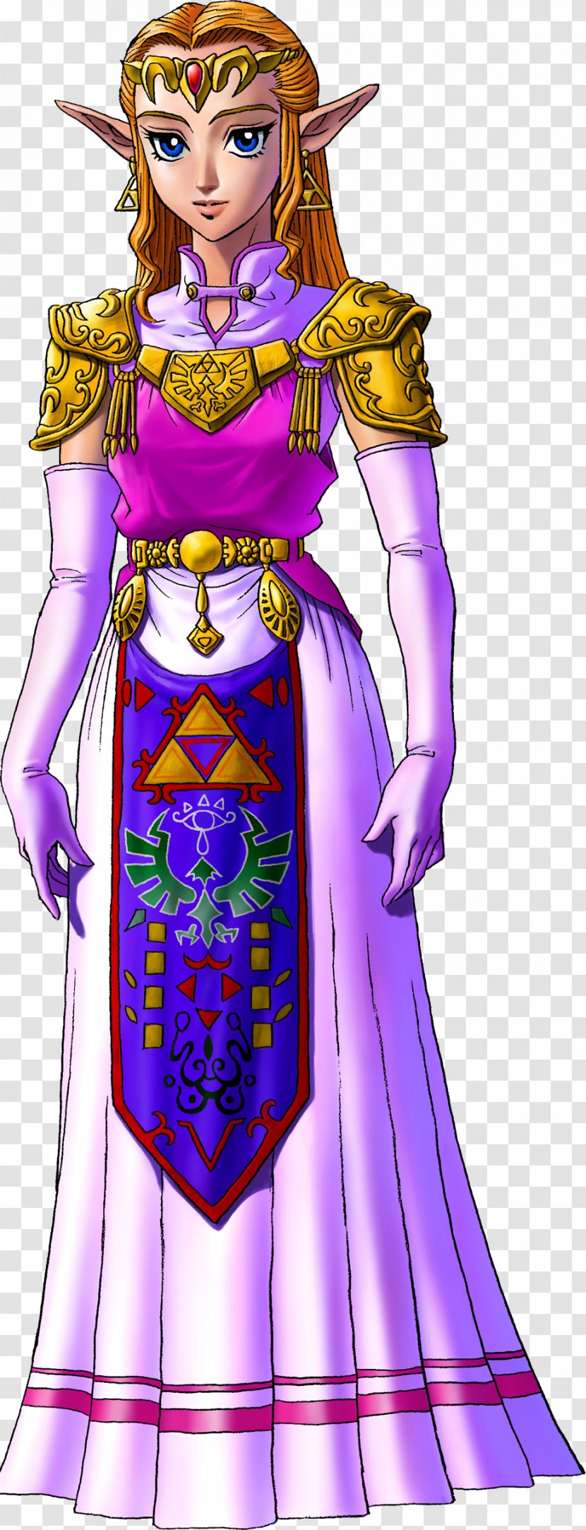 The Legend Of Zelda: Ocarina Time 3D Princess Zelda Twilight HD Link - Cartoon Transparent PNG