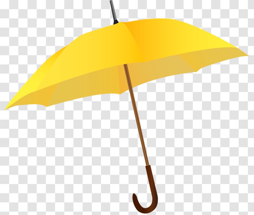 Umbrella Yellow Rain Icon Transparent PNG