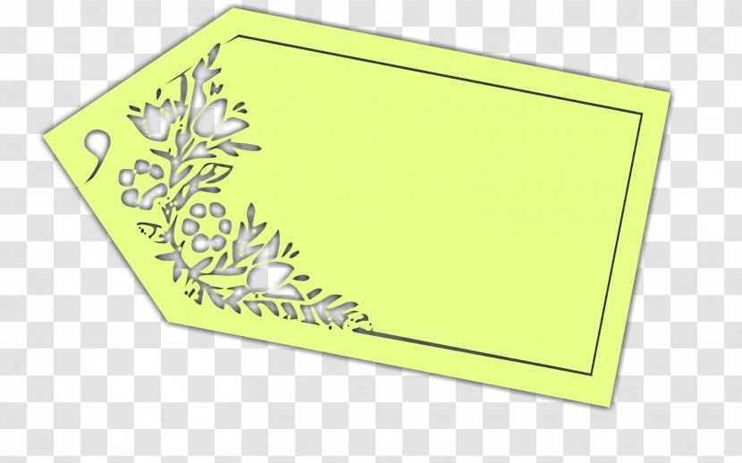 Paper Post-it Note Green Leaf Font - Area - Various Shapes Transparent PNG