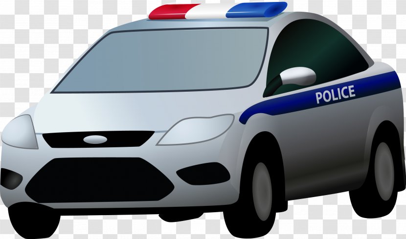 Police Car Euclidean Vector - Ford Transparent PNG