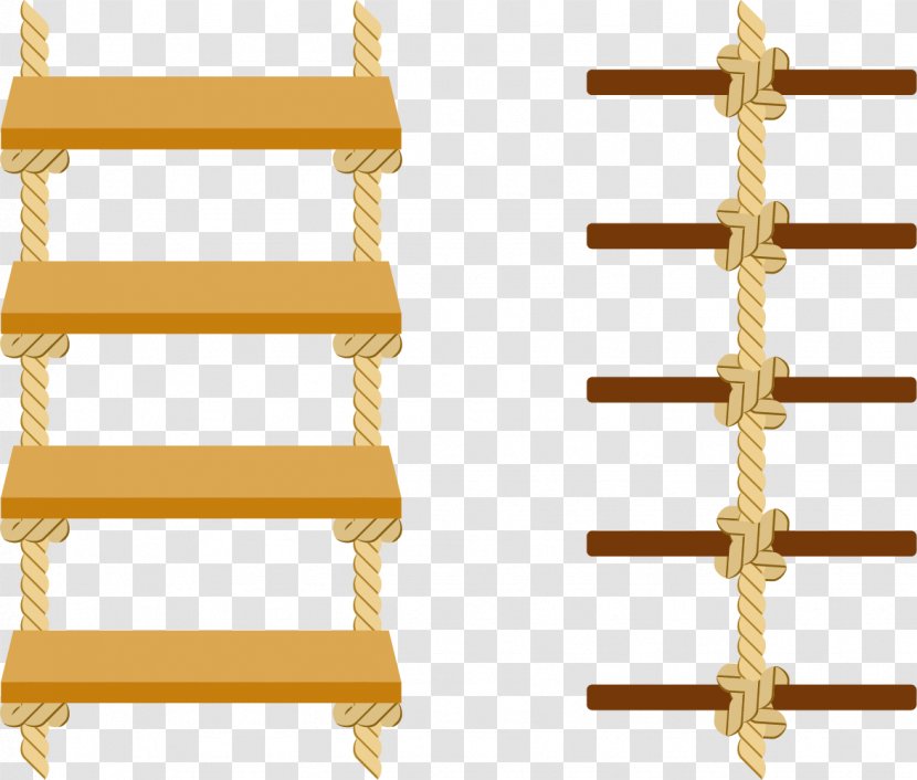 Stairs Ladder Knot Line - Rope - The Of Transparent PNG