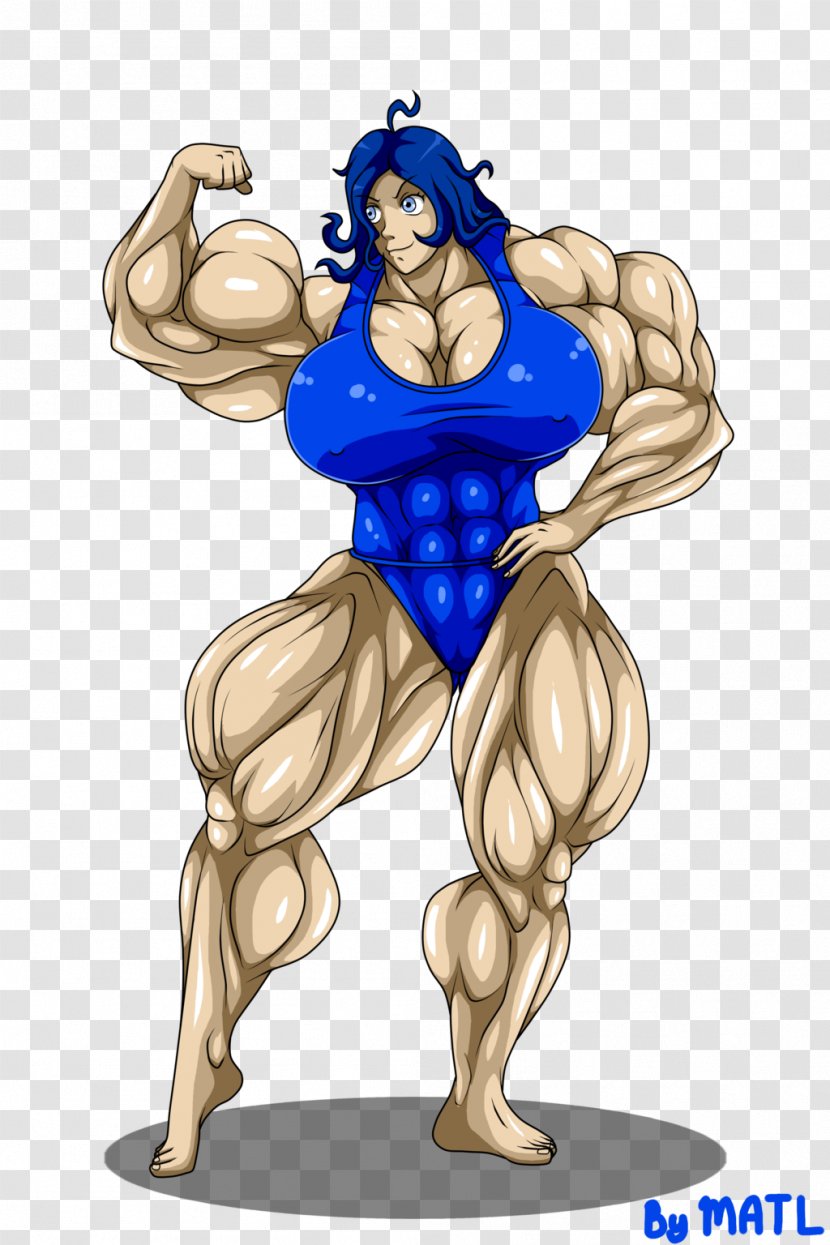 Muscle Woman DeviantArt Female Fan Art - Cartoon Transparent PNG