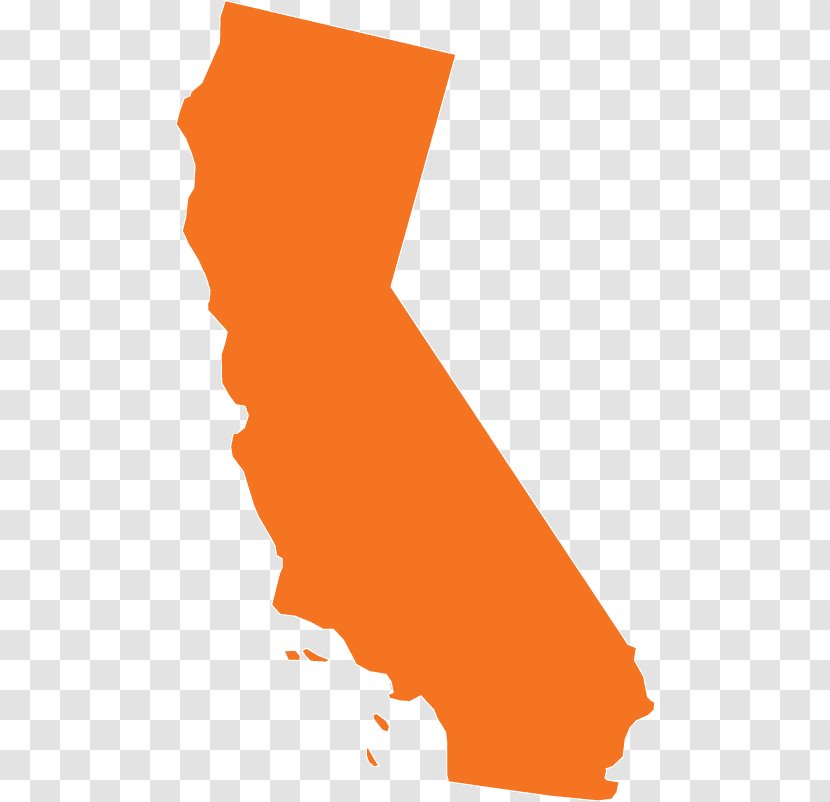 Flag Of California Map - Blank - Construction Set Transparent PNG