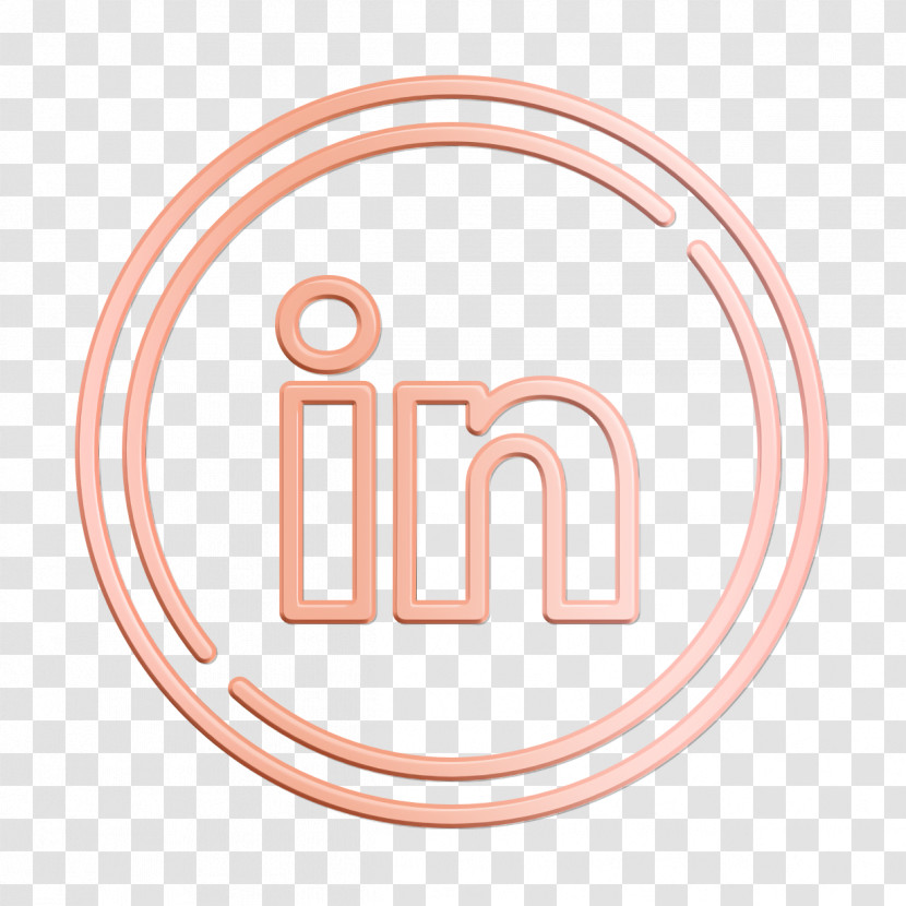 Linkedin Icon Social Circles Icon Link Icon Transparent PNG