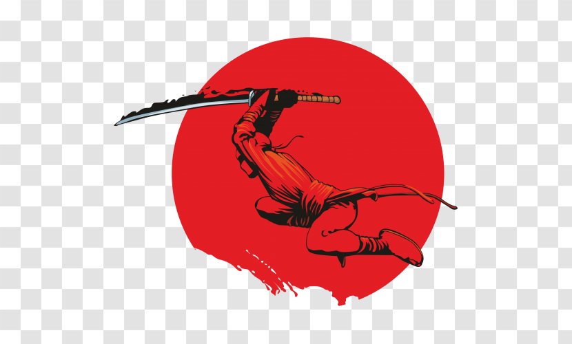 Ninja Sticker Samurai Warrior Transparent PNG