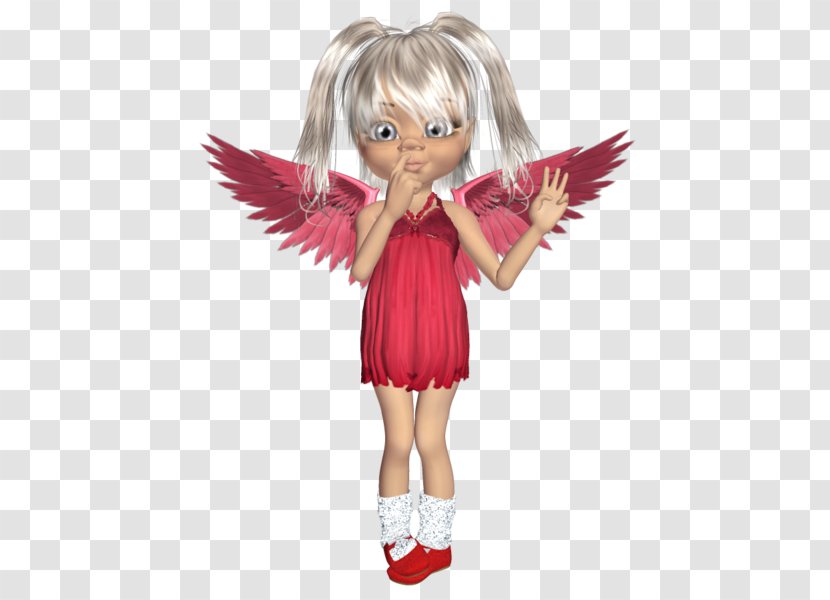 Long Hair Doll Fairy Angel M - Brown Transparent PNG