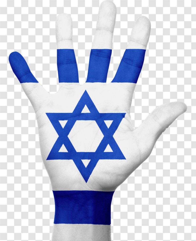 Flag Of Israel - Finger Transparent PNG