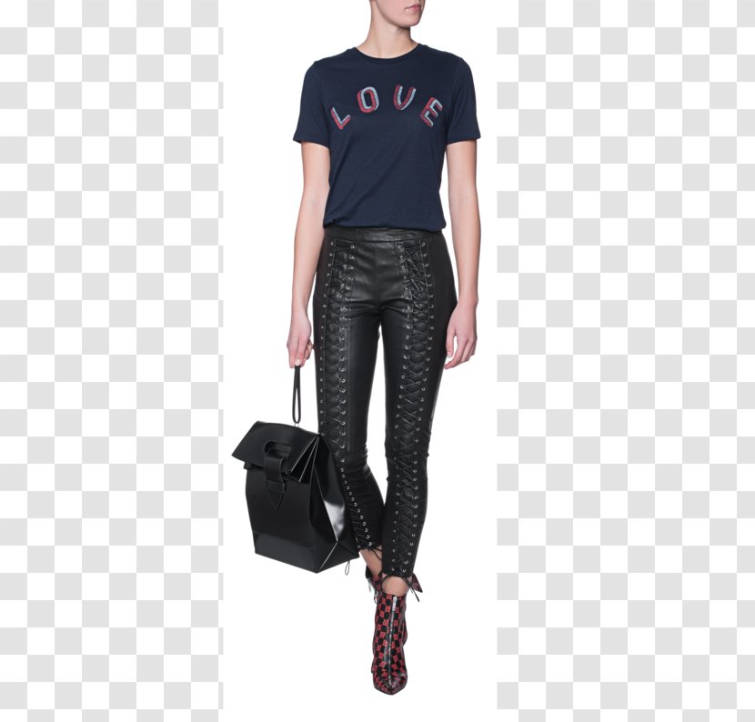 T-shirt Jeans Leggings Sleeve Kenzo - Fashion Woman Printing Transparent PNG