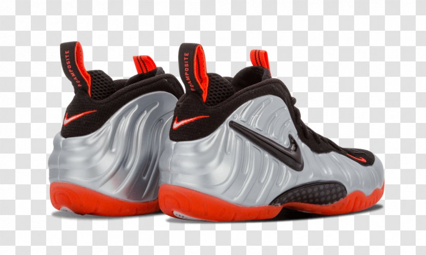 Nike Free Sports Shoes Men's Air Foamposite - Orange - Crimson Foams Transparent PNG