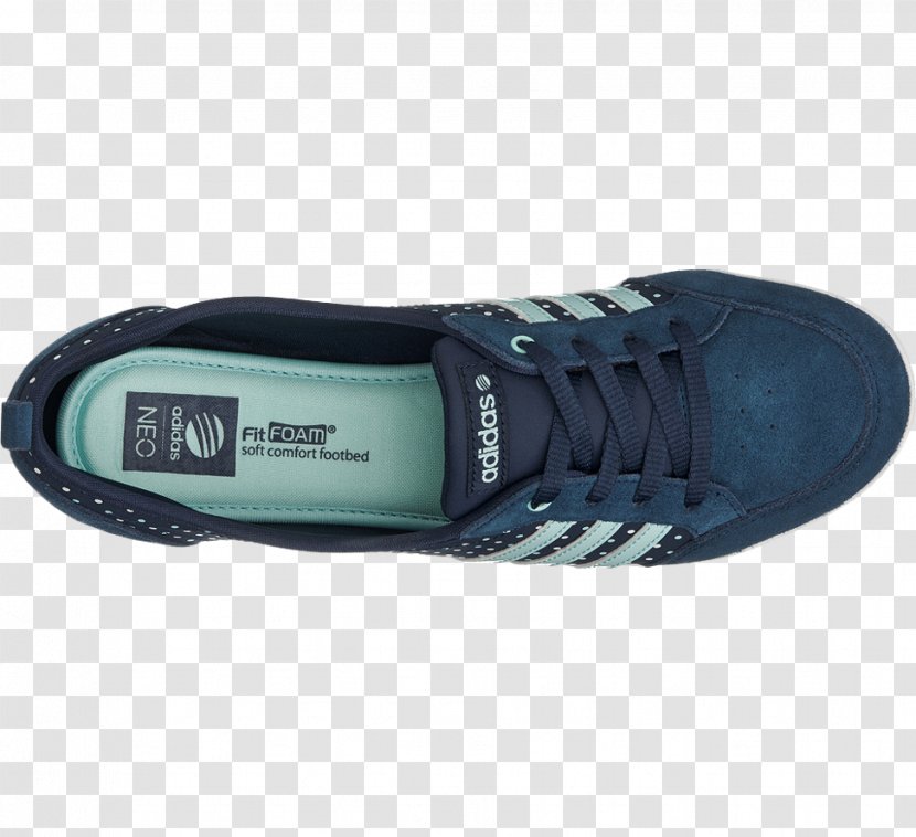 Adidas Ballet Flat Shoe Slipper Sneakers - Electric Blue Transparent PNG