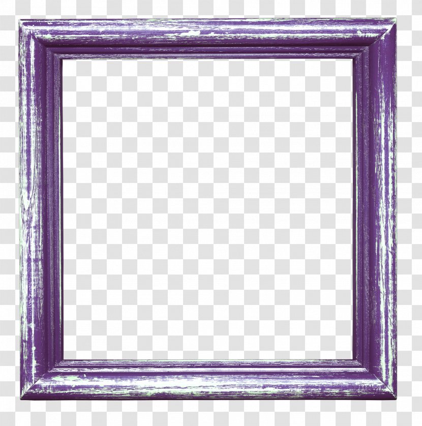 Teal Frame - Lavender - Picture Transparent PNG